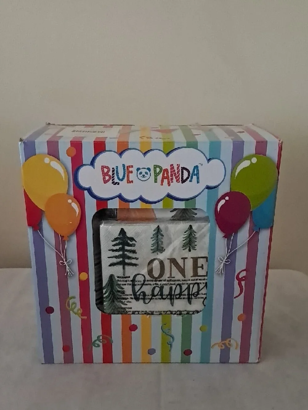 One Happy Camper Paper Party Plates, Cups & Napkins - Green Cutlery & More